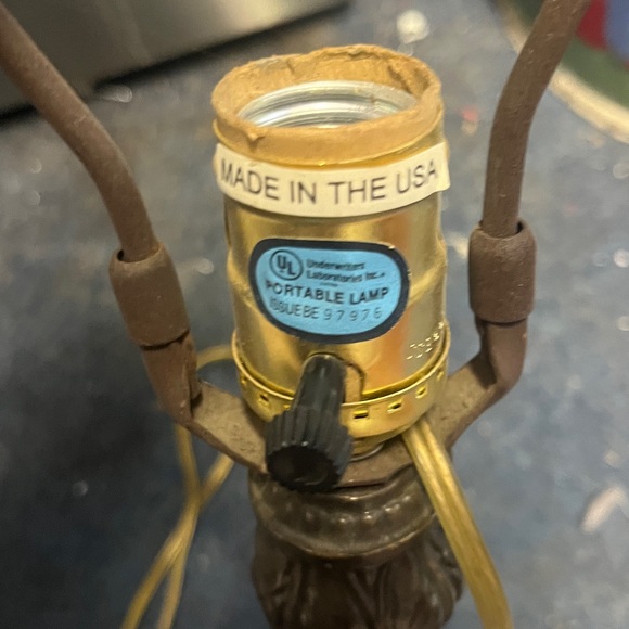 Dale Tiffany Stained Glass Lamp Shade with Pink and Green Accents - Picture 10 of 14